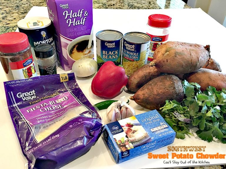 Southwest Sweet Potato Chowder – Can't Stay Out of the Kitchen