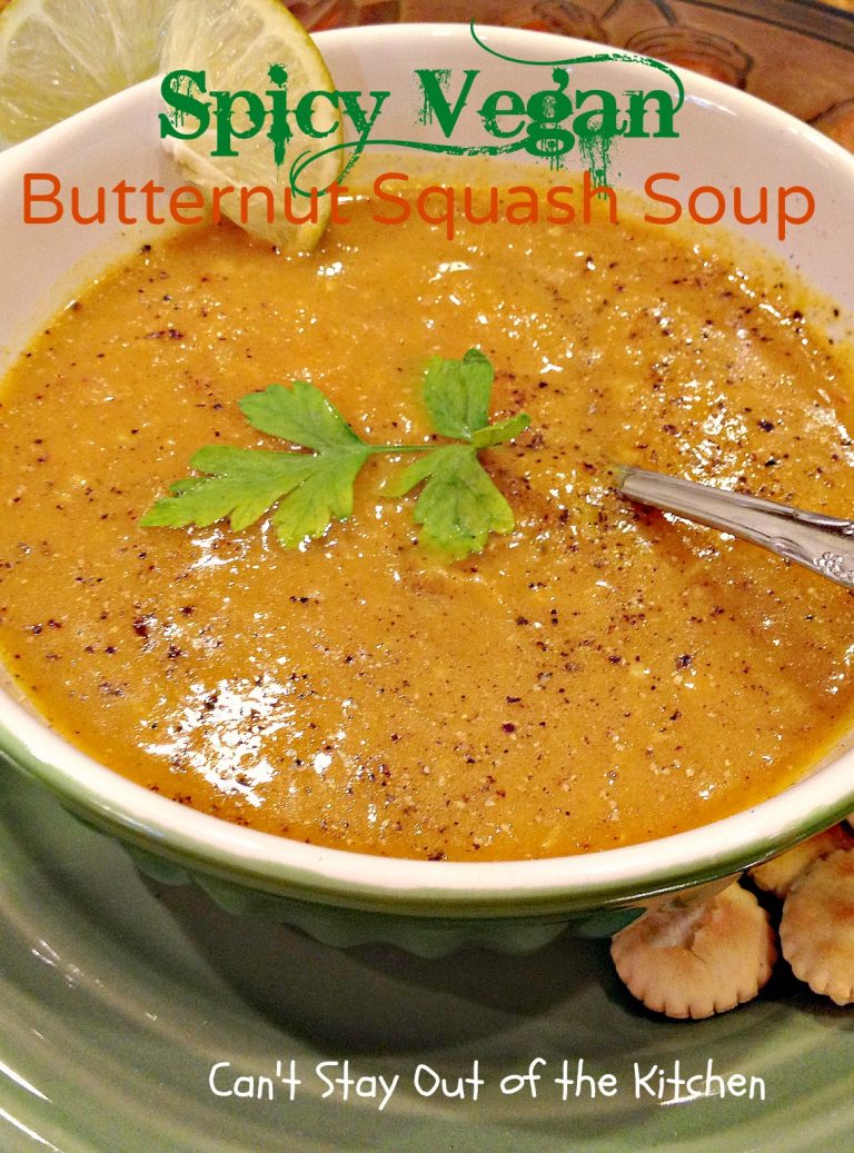 Spicy Squash Soup Vegan
