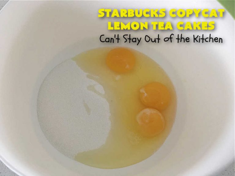 Starbucks Copycat Lemon Tea Cakes Can't Stay Out of the Kitchen