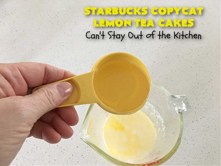 Starbucks Copycat Lemon Tea Cakes Can't Stay Out of the Kitchen