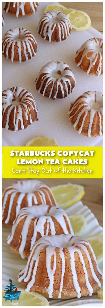 Starbucks Copycat Lemon Tea Cakes | Can't Stay Out of the Kitchen