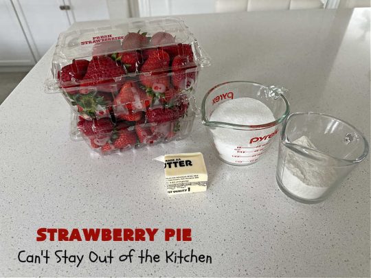 Strawberry Pie | Can't Stay Out of the Kitchen | This old-fashioned #vintage #recipe for #StrawberryFruitPie can't be beat! It uses a #HomemadePieCrust so the #PieCrust is flaky & delicious. If you enjoy #strawberries, you'll love this fantastic #StrawberryDessert. #pie #fruit #StrawberryPieStrawberry Pie | Can't Stay Out of the Kitchen | This old-fashioned #vintage #recipe for #StrawberryFruitPie can't be beat! It uses a #HomemadePieCrust so the #PieCrust is flaky & delicious. If you enjoy #strawberries, you'll love this fantastic #StrawberryDessert. #pie #fruit #StrawberryPie