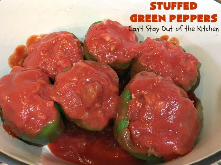 Stuffed Green Peppers Can't Stay Out of the Kitchen