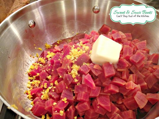 Sweet and Sour Beets | Can't Stay Out of the Kitchen | this is an amazing #beets recipe. #orange zest makes it special. Great as a #holiday #sidedish. #glutenfree #vegan