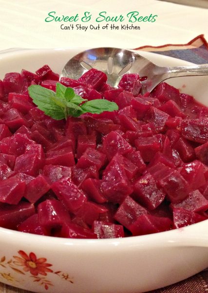 Sweet and Sour Beets | Can't Stay Out of the Kitchen | this is an amazing #beets recipe. #orange zest makes it special. Great as a #holiday #sidedish. #glutenfree #vegan