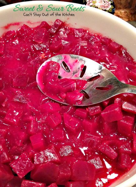Sweet and Sour Beets | Can't Stay Out of the Kitchen | this is an amazing #beets recipe. #orange zest makes it special. Great as a #holiday #sidedish. #glutenfree #vegan