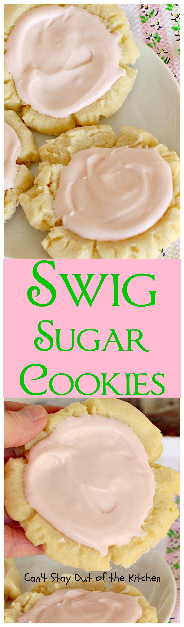 Swig Sugar Cookies | Can't Stay Out of the Kitchen | these #cookies are absolutely divine! One of the BEST you'll ever eat. Great for #holiday baking. #dessert