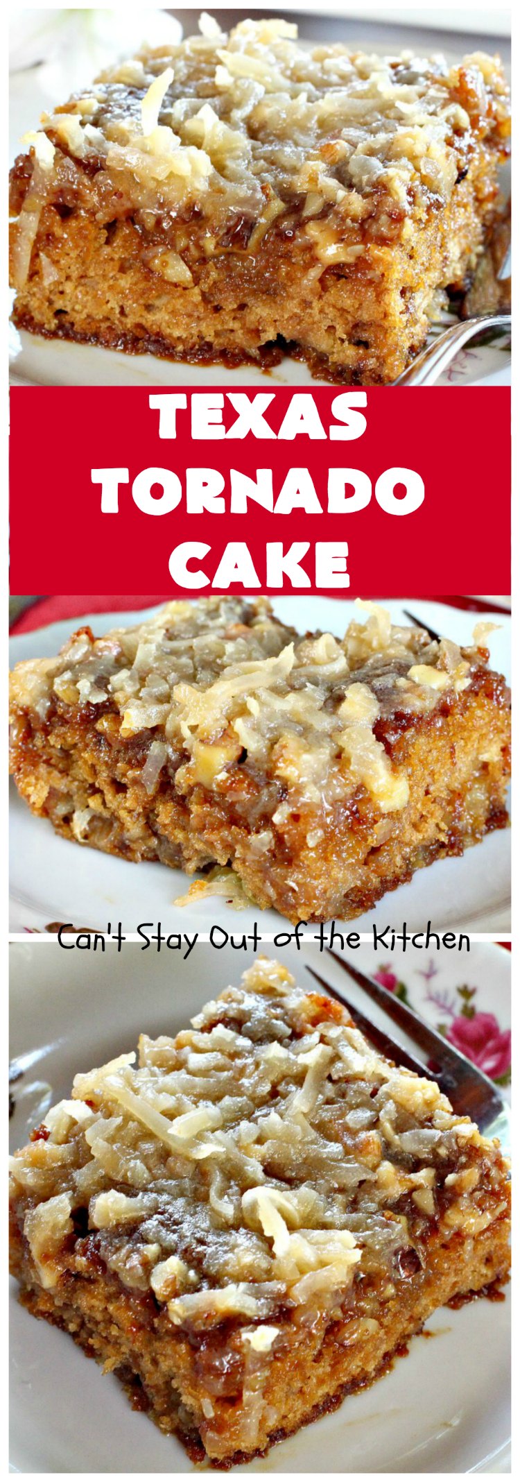 Texas Tornado Cake | Can't Stay Out of the Kitchen