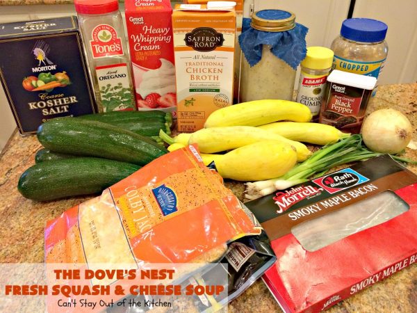 The Dove’s Nest Fresh Squash and Cheese Soup – Can't Stay Out of the ...