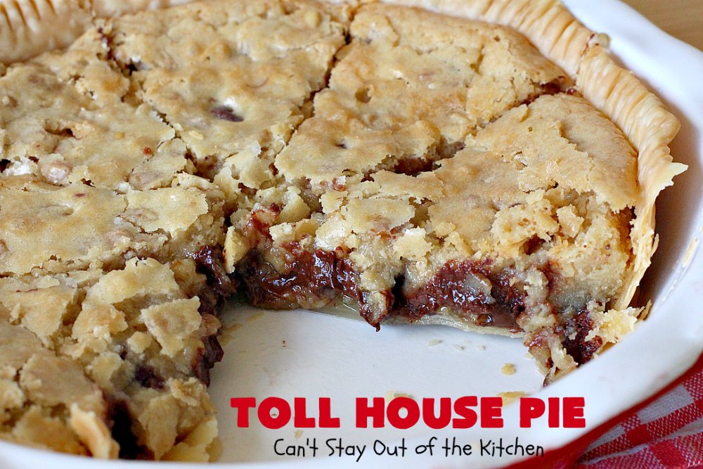 Toll House Pie Can't Stay Out of the Kitchen