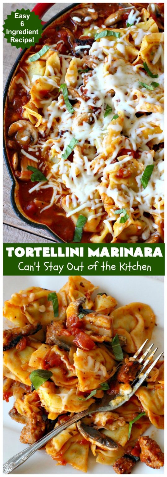 Tortellini Marinara – Can't Stay Out of the Kitchen
