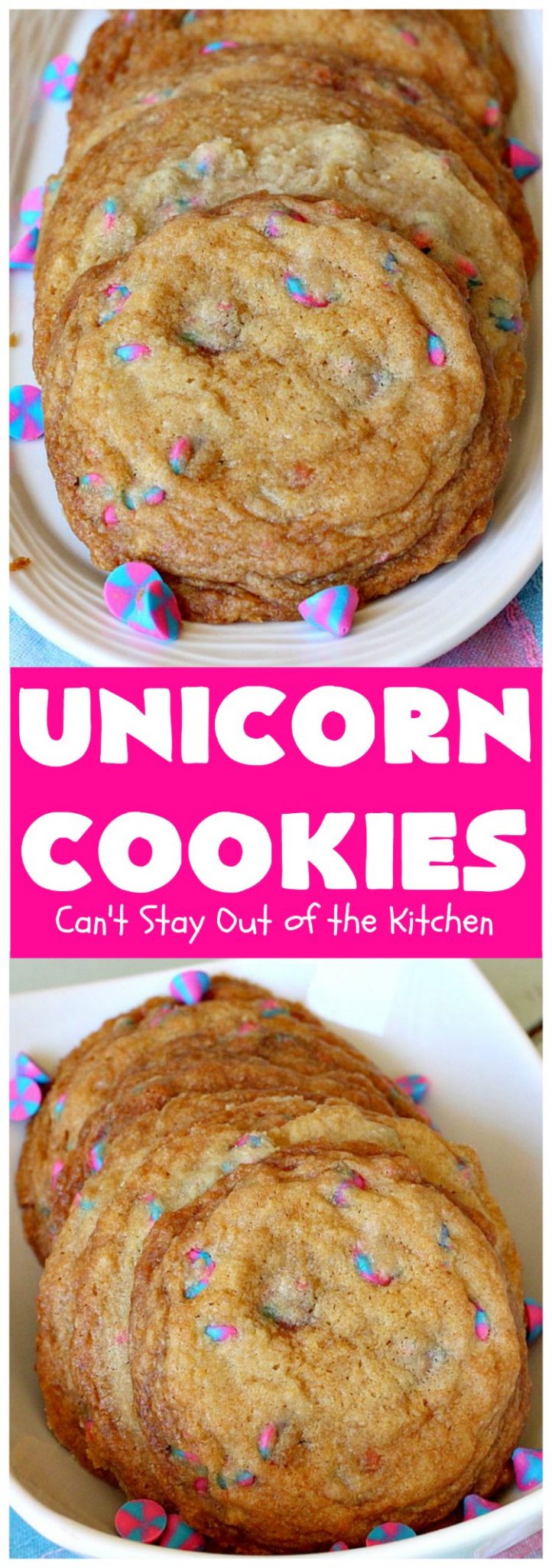 Unicorn Cookies – Can't Stay Out of the Kitchen