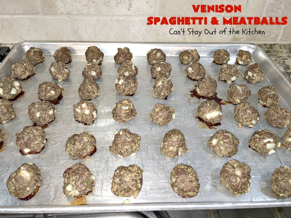 Venison Spaghetti and Meatballs Can't Stay Out of the Kitchen