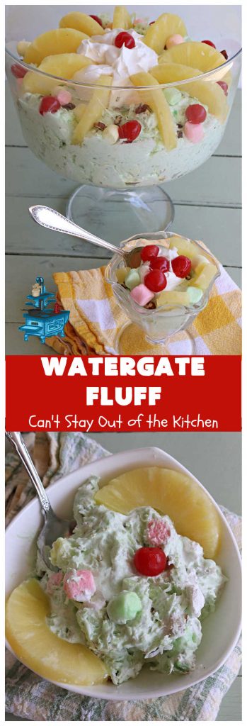 Watergate Fluff | Can't Stay Out of the Kitchen