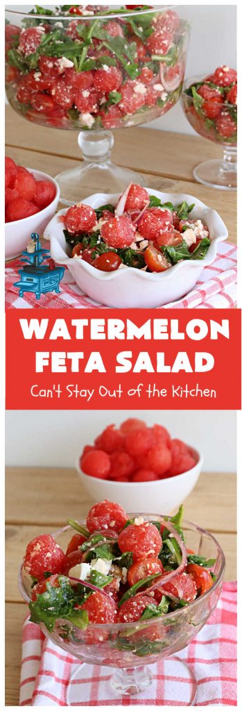 Watermelon Feta Salad | Can't Stay Out of the Kitchen