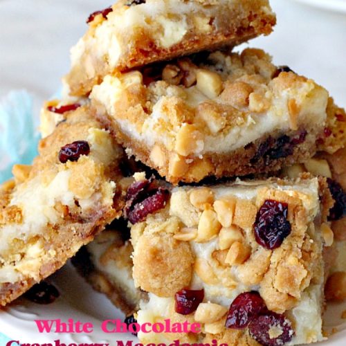 White Chocolate Cranberry Macadamia Cheesecake Brownies | Can't Stay Out of the Kitchen |we love these spectacular #brownies. They have a delectable #cheesecake layer in the middle & they're perfect for #tailgating parties. #chocolate #dessert #cranberries