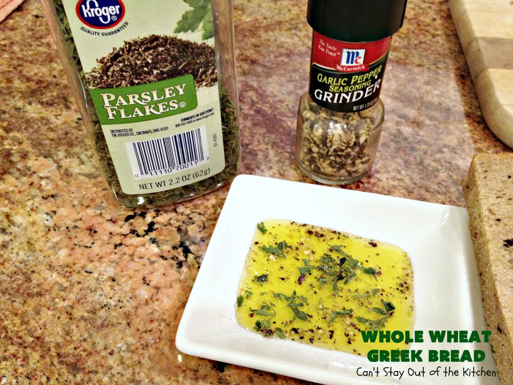 Whole Wheat Greek Bread Can't Stay Out of the Kitchen