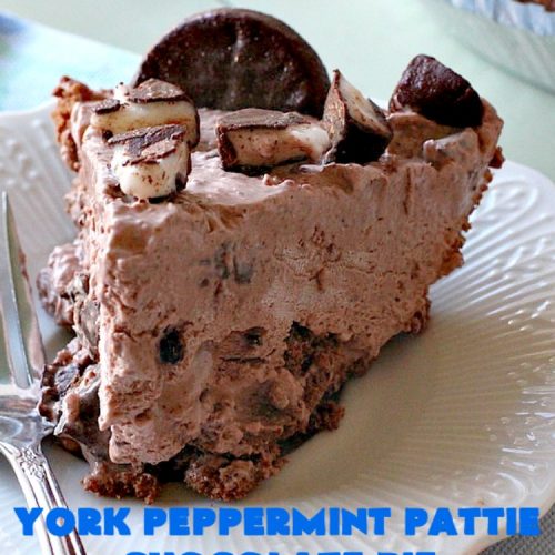 York Peppermint Pattie Chocolate Pie | Can't Stay Out of the Kitchen | this amazing #pie is chocked full of #YorkPeppermintPatties so it has amazing #chocolate & #peppermint flavor. Terrific #dessert for company or #holidays. #ChocolatePie #HolidayDessert #ChocolateDessert #PeppermintDessert #YorkPeppermintPattieChocolatePie