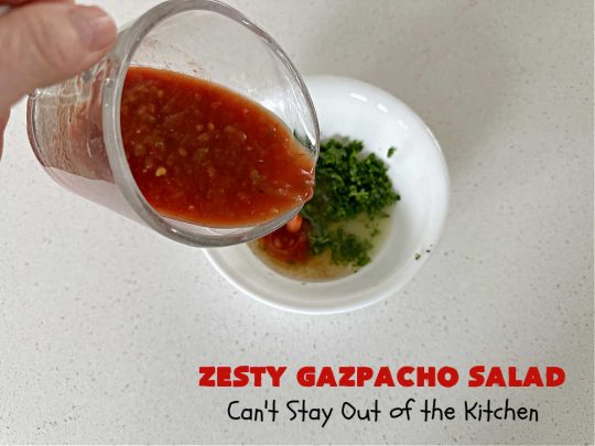 Zesty Gazpacho Salad | Can't Stay Out of the Kitchen | this easy-peasy #salad #recipe is heavenly! It's light, refreshing & the perfect #summer #salad for company, #BackyardBarbecues, #potlucks or #picnics. The #SaladDressing includes #PicanteSauce adding just a touch of zip to the #salad. #healthy, #LowCalorie, #vegan, #GlutenFree, #corn #tomatoes, #zucchini, #avocados #gazpacho #ZestyGazpachoSaladZesty Gazpacho Salad | Can't Stay Out of the Kitchen | this easy-peasy #salad #recipe is heavenly! It's light, refreshing & the perfect #summer #salad for company, #BackyardBarbecues, #potlucks or #picnics. The #SaladDressing includes #PicanteSauce adding just a touch of zip to the #salad. #healthy, #LowCalorie, #vegan, #GlutenFree, #corn #tomatoes, #zucchini, #avocados #gazpacho #ZestyGazpachoSalad