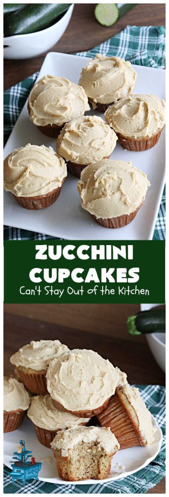 Zucchini Cupcakes | Can't Stay Out of the Kitchen