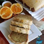 Zucchini Orange Bread with Caramel Frosting | Can't Stay Out of the Kitchen | this fantastic #ZucchiniBread includes a whole #orange & a spectacular #CaramelFrosting to die for! Every bite will have you drooling. Wonderful for #FallBaking or a #holiday #breakfast or #brunch. #bread #caramel #HolidayBreakfast #ZucchiniOrangeBreadWithCaramelFrosting