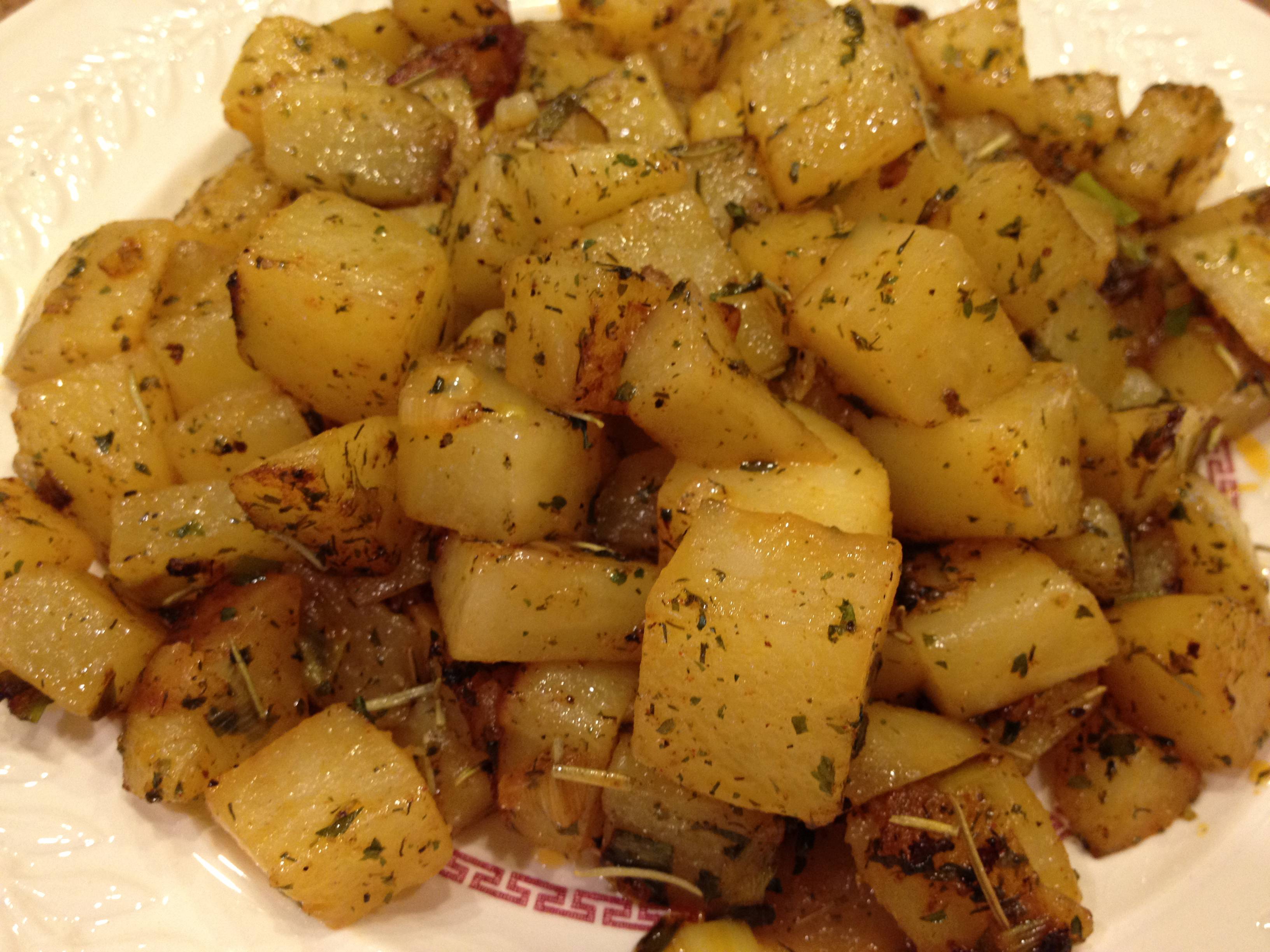 fried potatoes