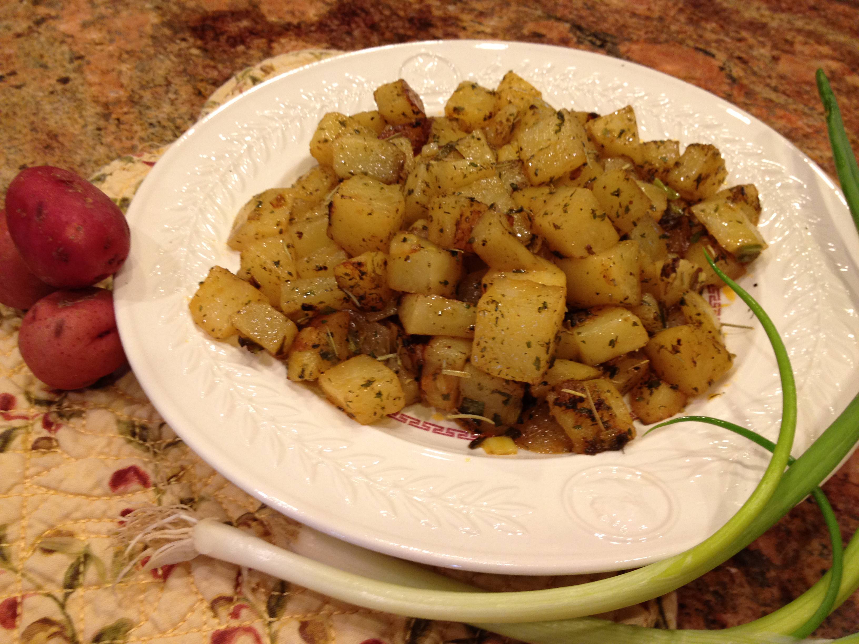 fried potatoes